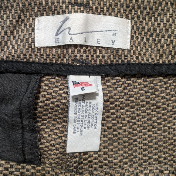 Haley High Waisted Brown Woven Shorts Size 6 - Picture 3 of 3